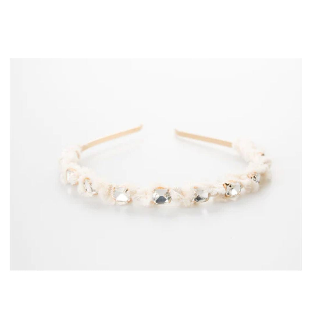 Phoebe Fluff Headband - Violet & Brooks