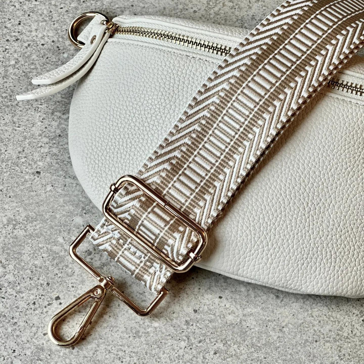 Justine Brooks Design - Cream Bag Strap