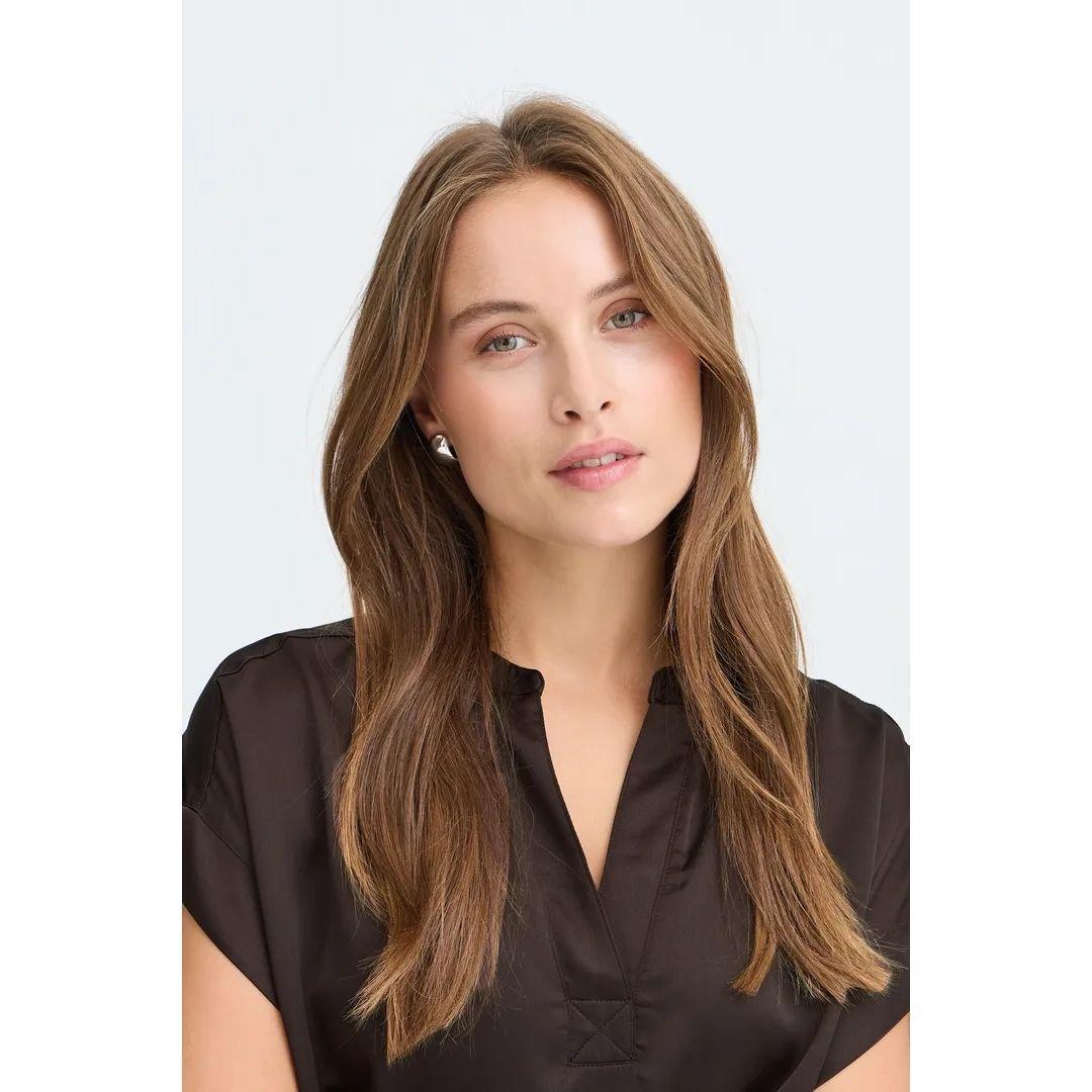 Selita V-Neck Blouse | Java