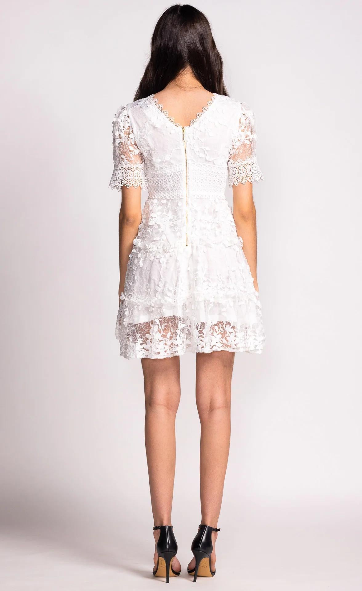 Cindy Lace Mini Dress
