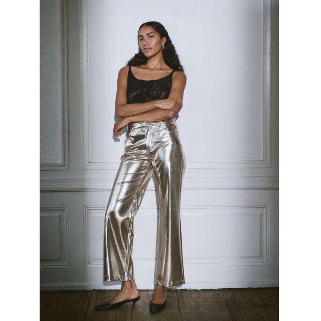 Danila Pants - 30407942 - Gold