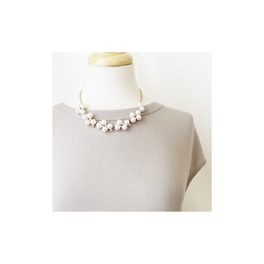 Pearl Statement Necklace - 1539