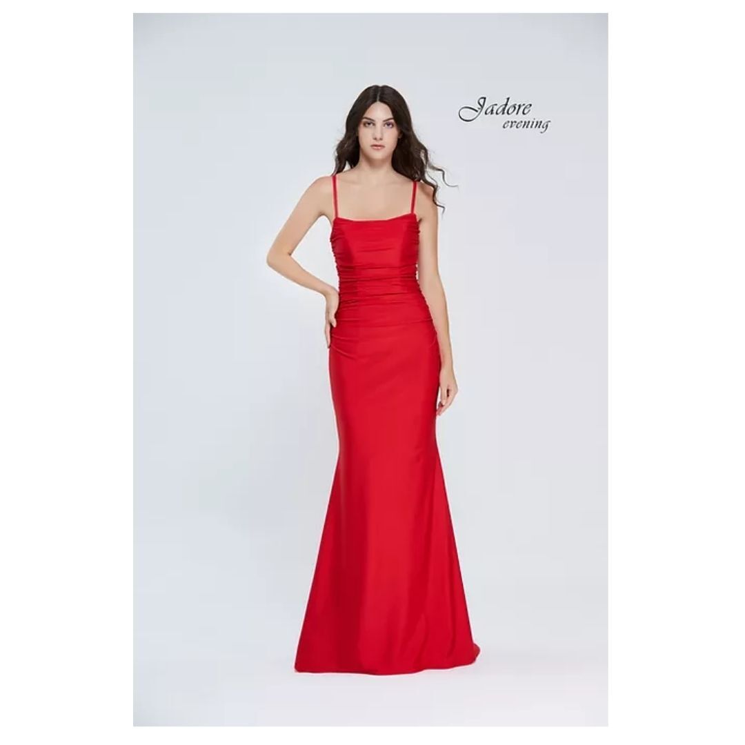 Jadore Evening Gown - Red - J20016