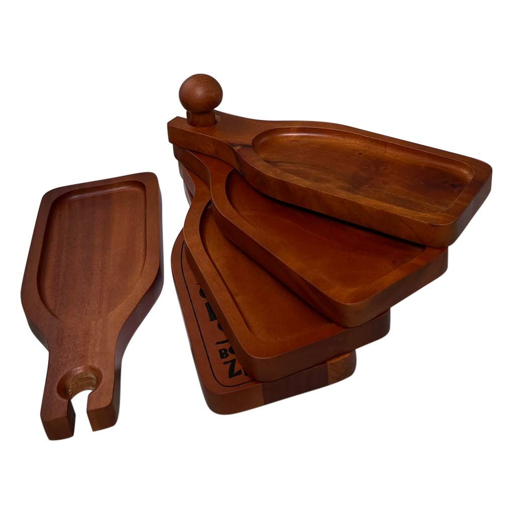 Appetizer Tray Mahogany Design - Pineapple - 5420PA