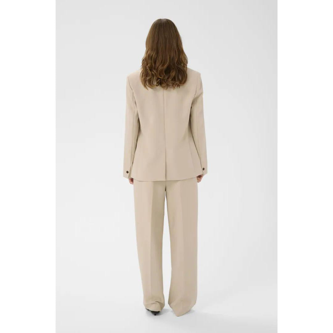 Corinne Short Blazer - 30407532 - Oatmeal