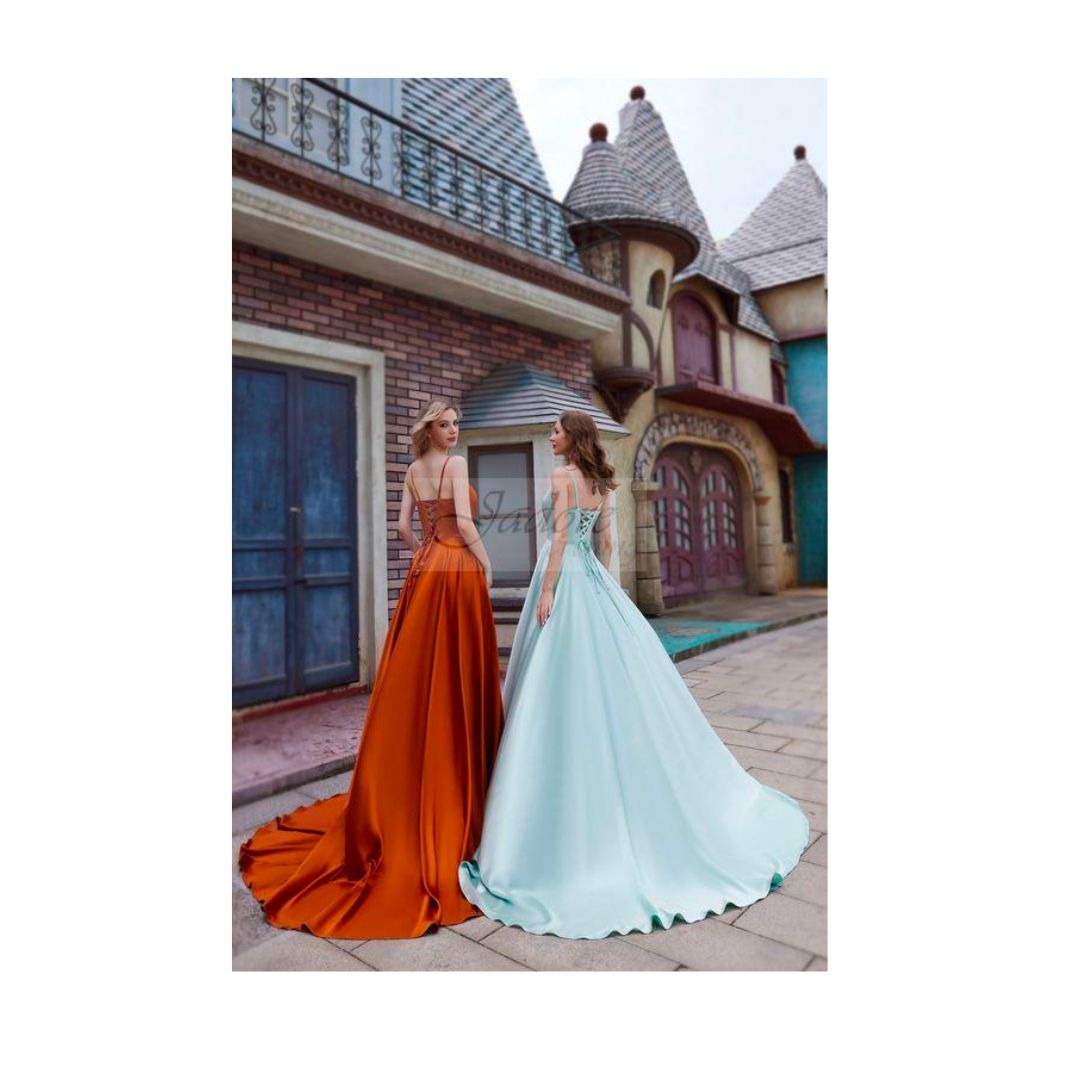 Jadore Evening - J22018 - Burnt Orange