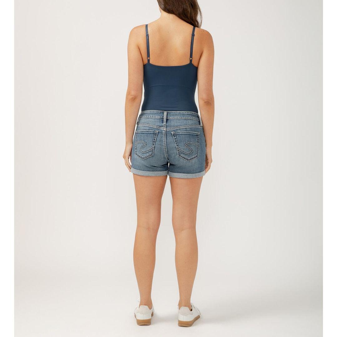 Suki Mid Rise Luxe Stretch Shorts - L53962CVS378 - Indigo