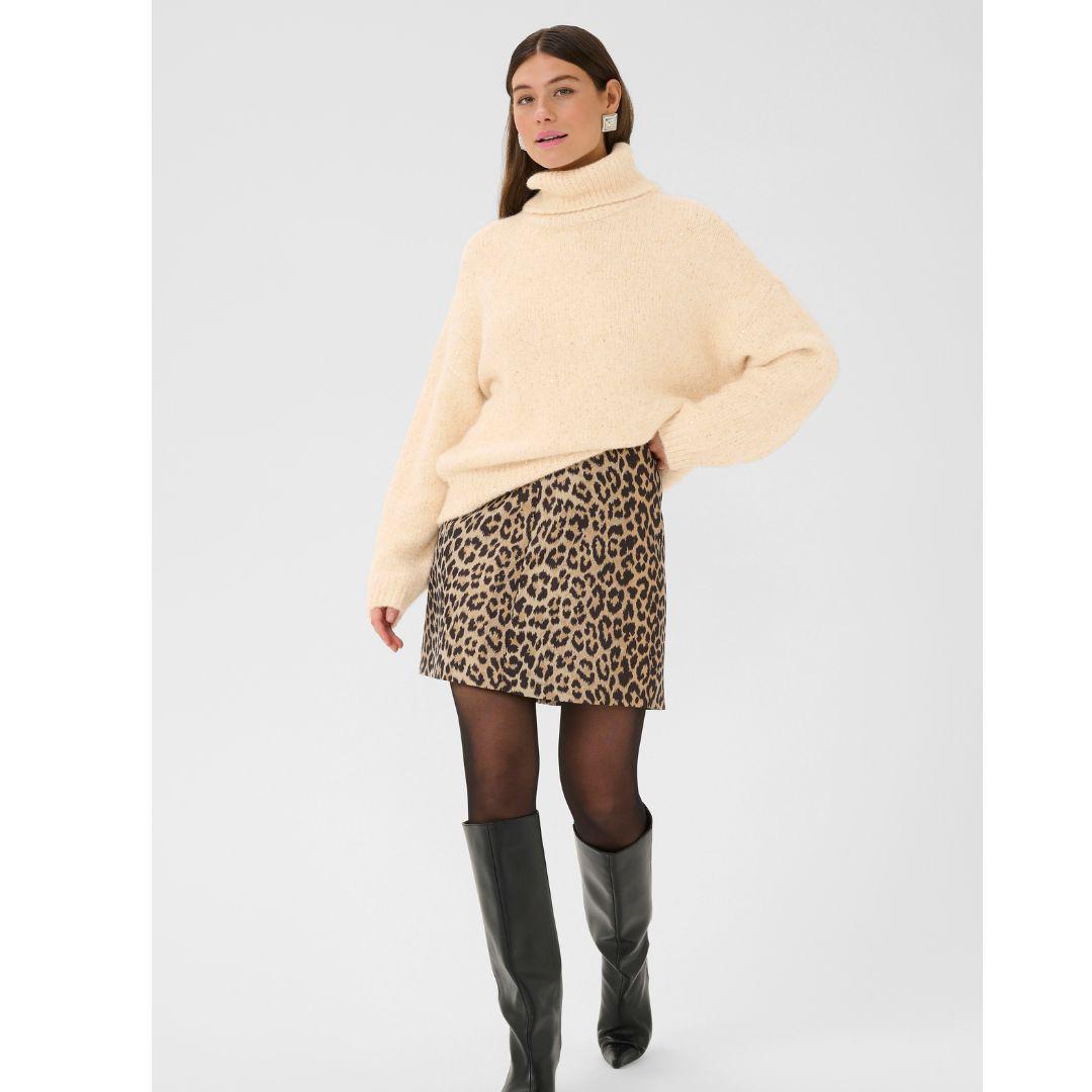 Carol Muxi Skirt - 50112452 - Leopard