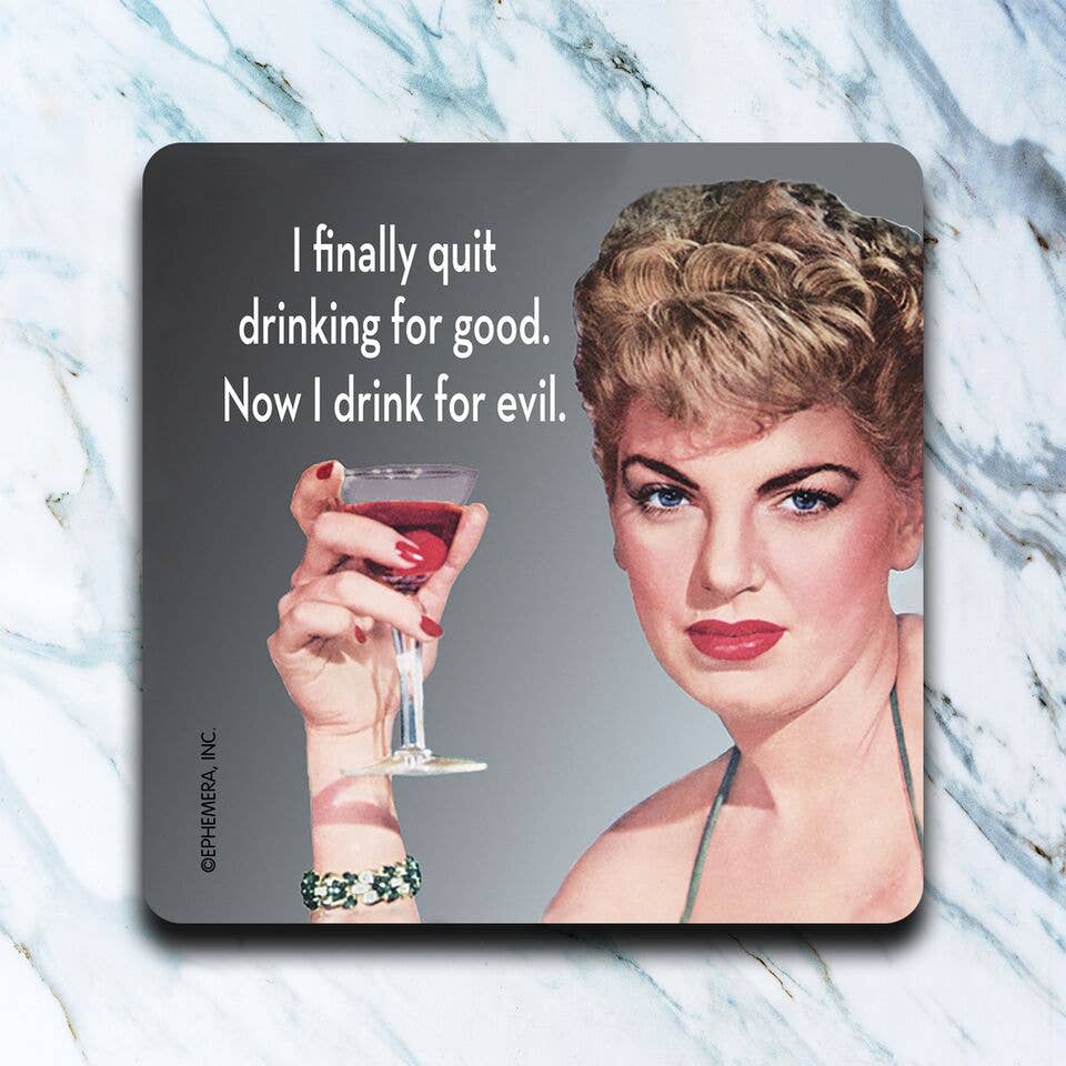 Drink For Evil Coaster