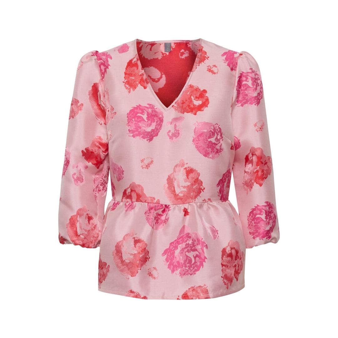 Vally Blouse - 50109497 - Fuchsia Pink