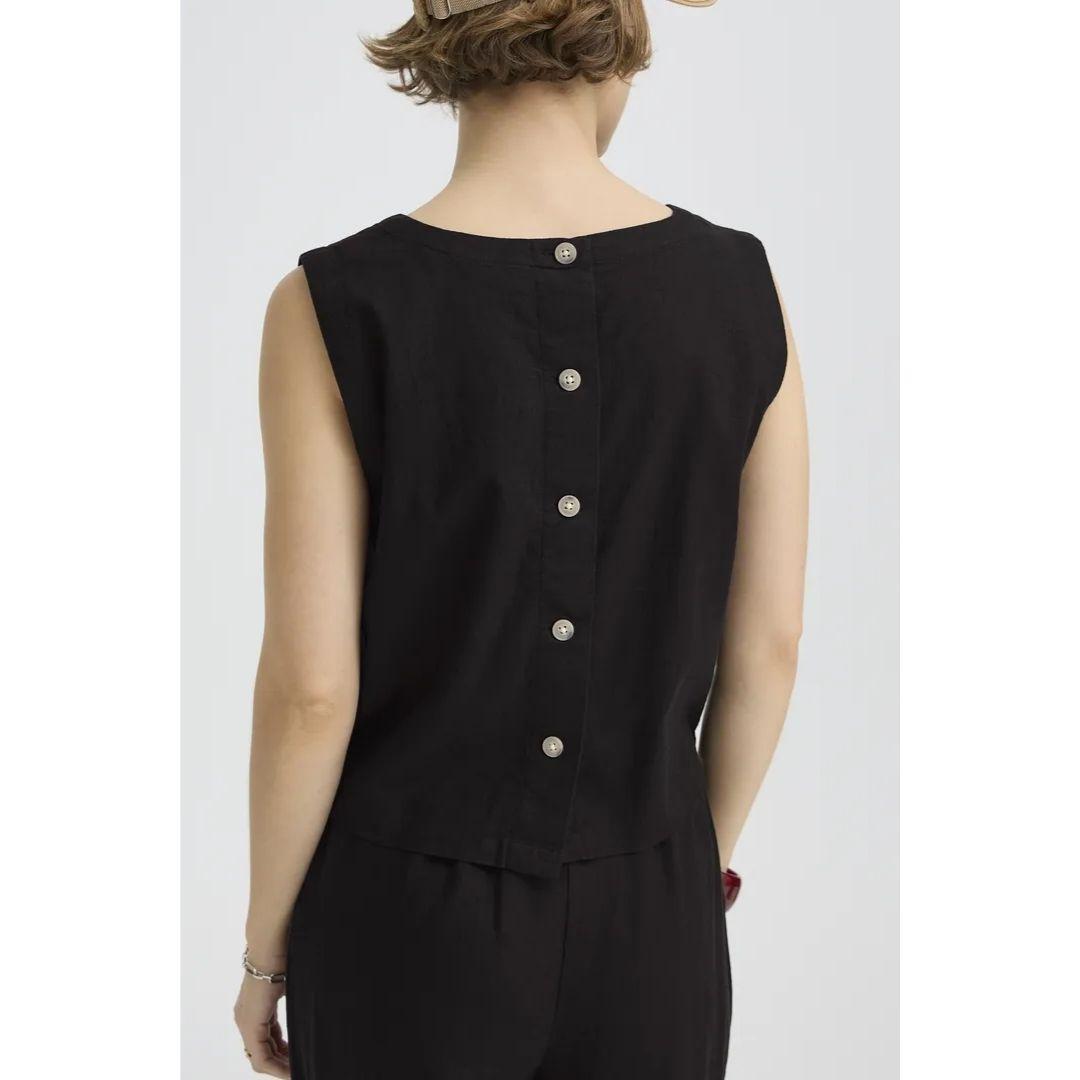 Falakka Round Neck Top - 20818826 - Meteorite