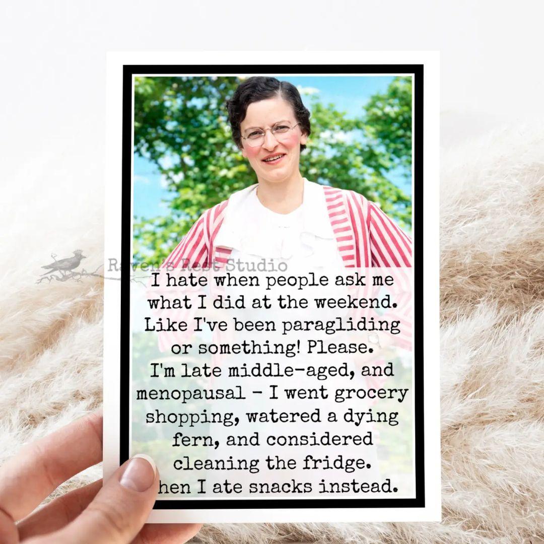 Menopausal Card - RR897