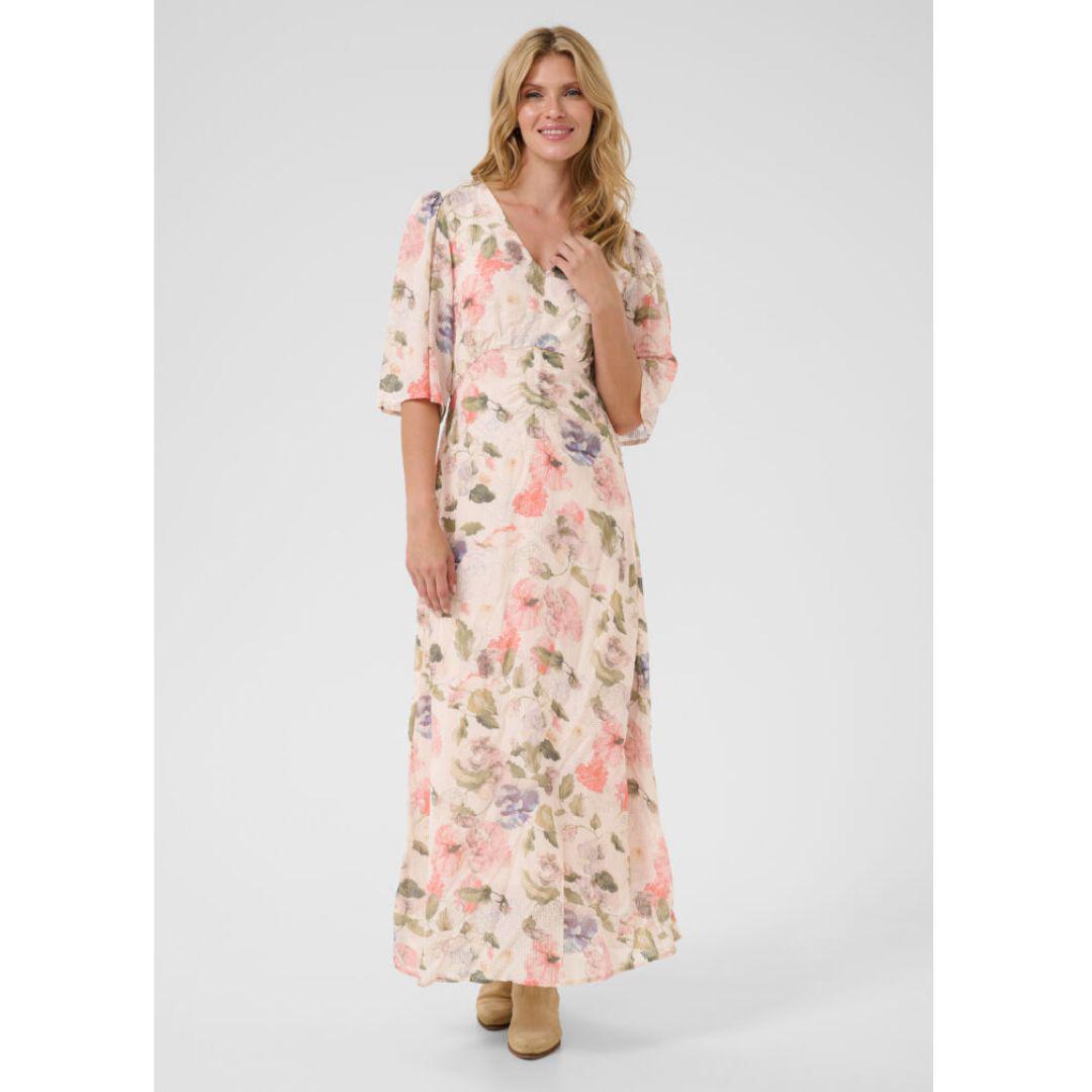 Hailey Dress - 10613427 - Flower Print