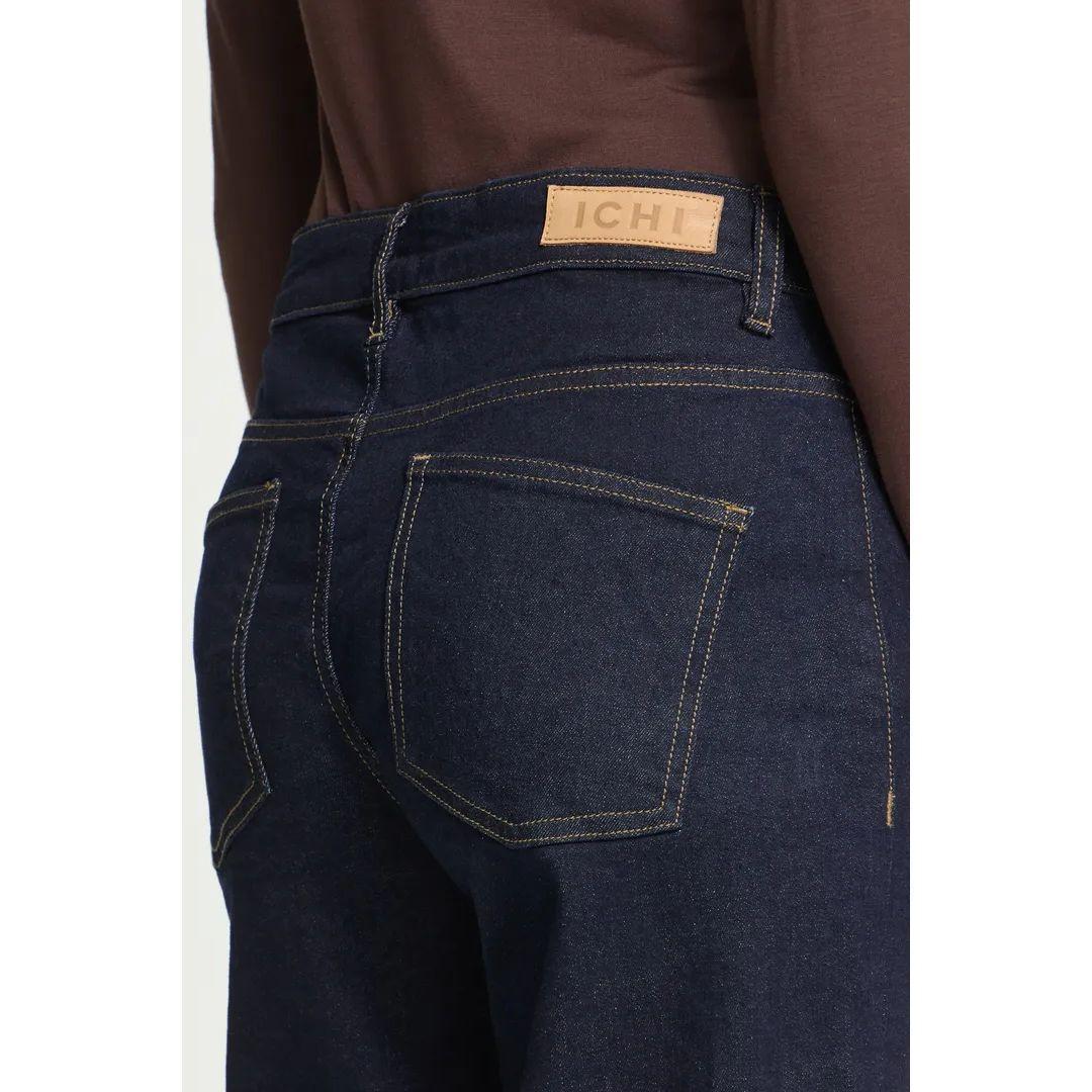 ICHI Wiggy Wide Leg Stretch Denim | 20119022 | Dark