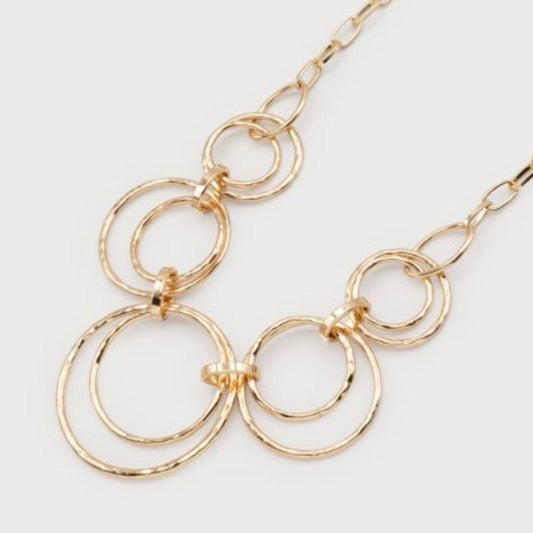 Multi Ring Necklace - 1706