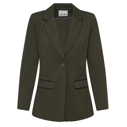 Kate Tailored Long Blazer | Rosin Green