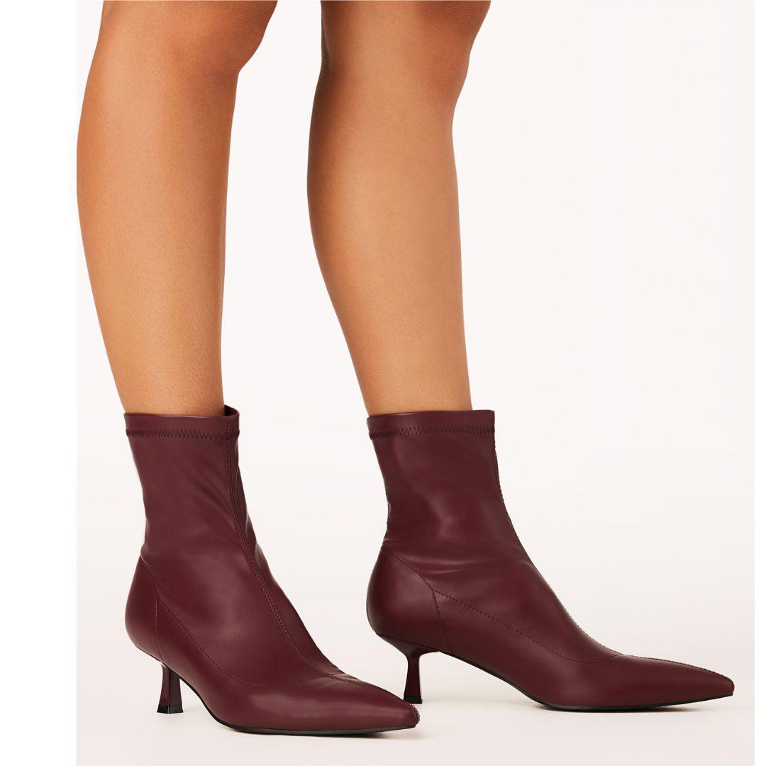 Beth Vegan Leather Booties