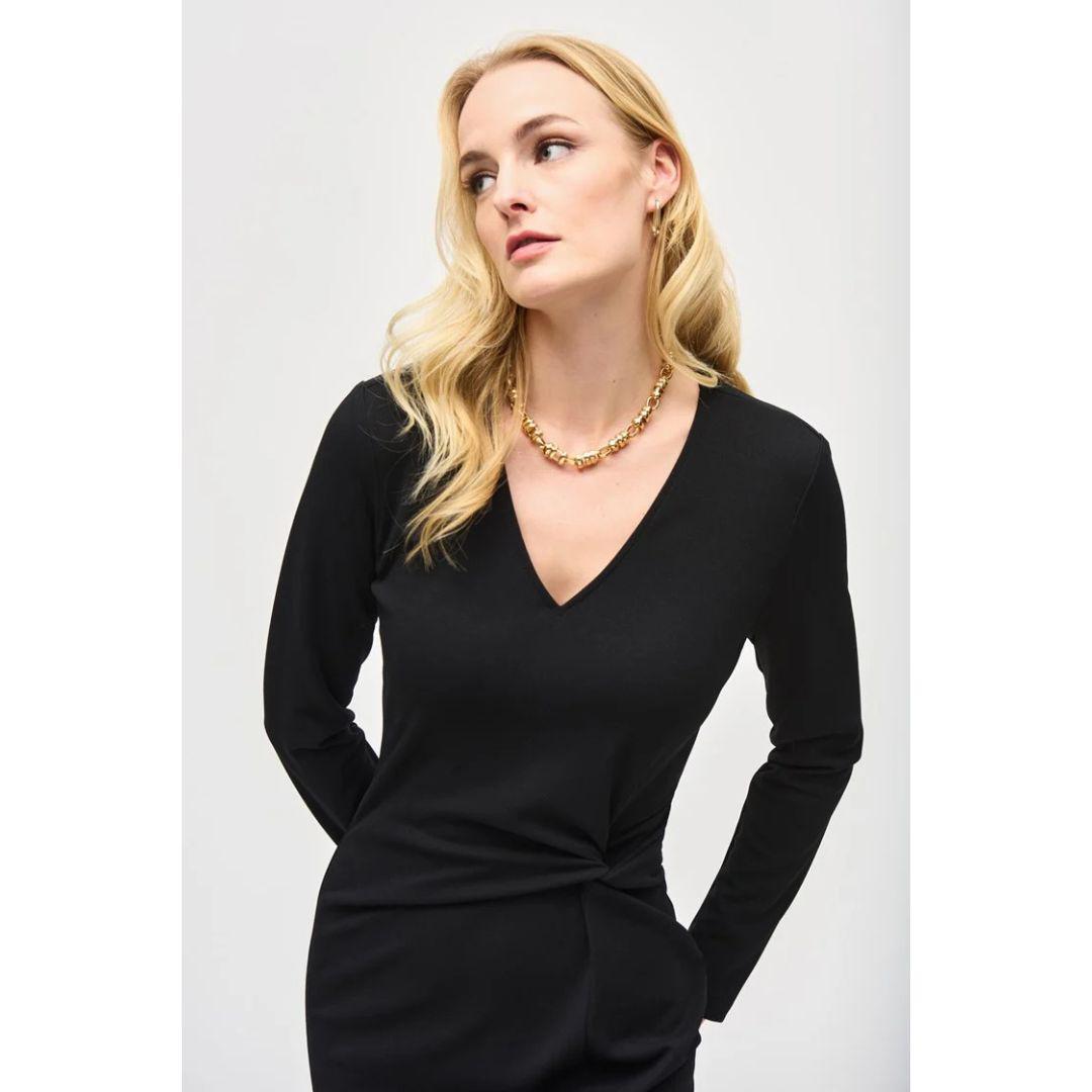 Scuba Crepe Sheath Dress - 243308 - Red