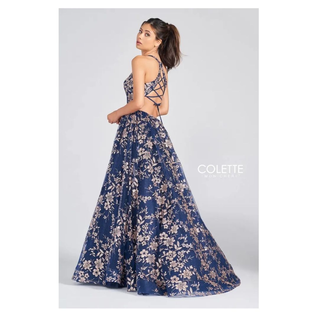 Colette for Mon Cheri - CL12223 - Navy/Gold