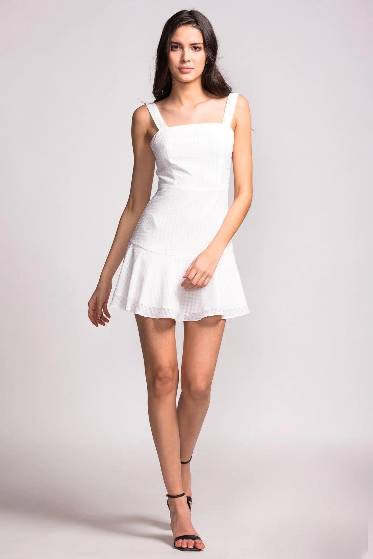 Shalya White Mini Dress - White