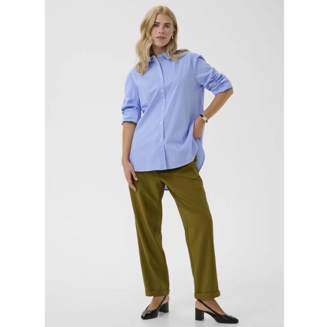 Ebony Stripe Shirt | Blue
