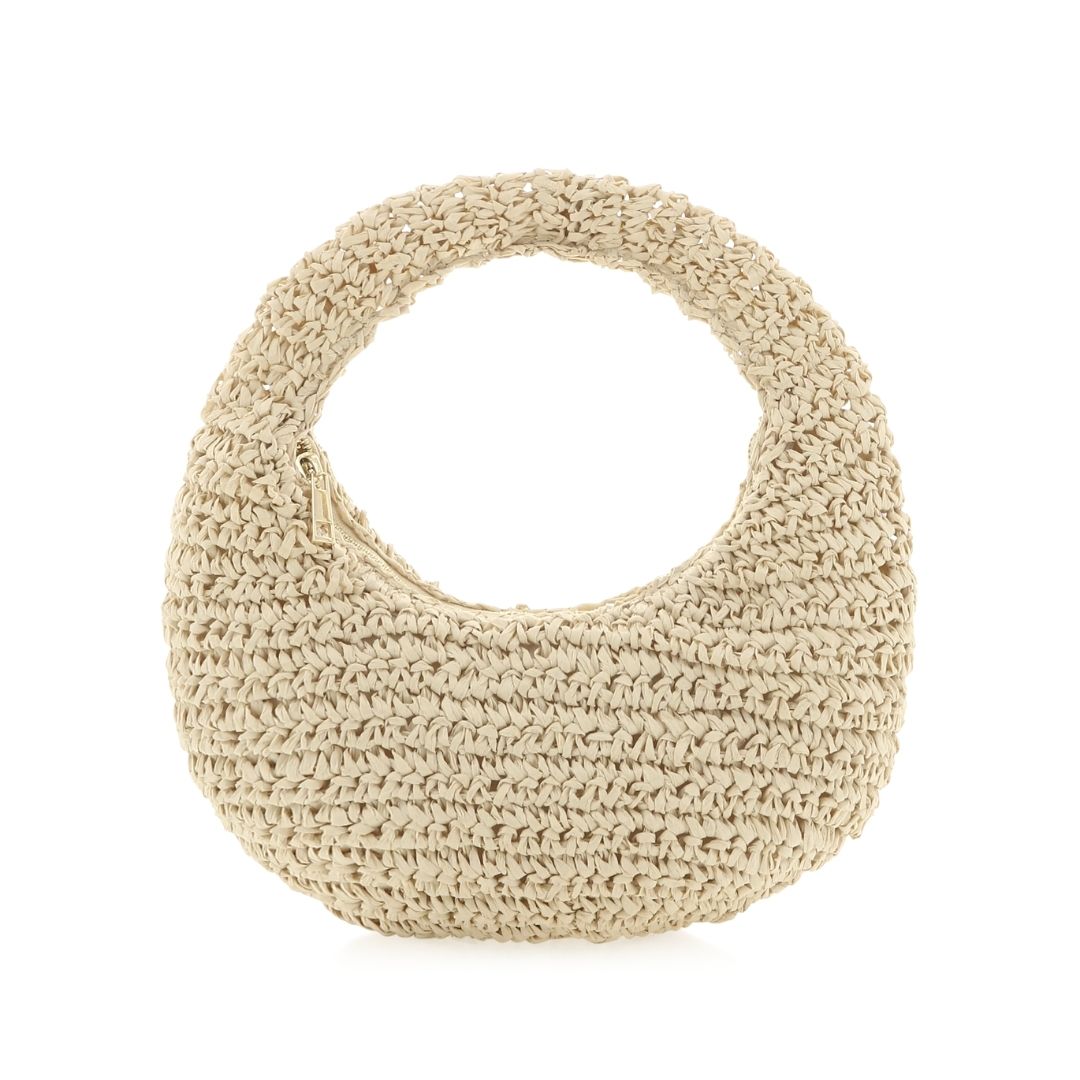 Clementine Handle Bag - Natural Raffia