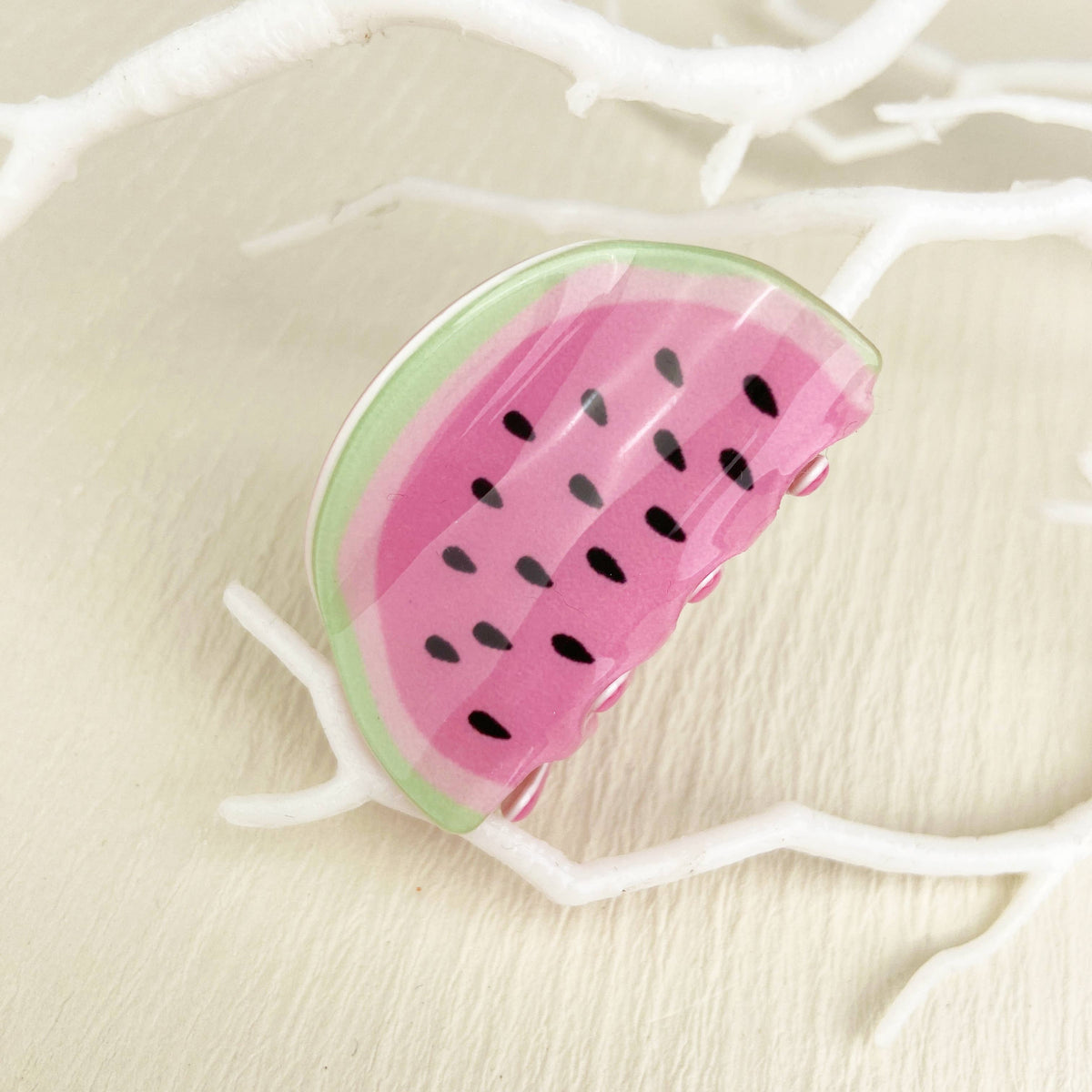 Fruit Rainbow Fun Hair Clip - Lemon