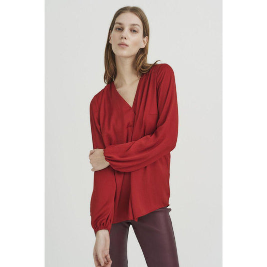 Rinda Blouse - 30105766 - True Red