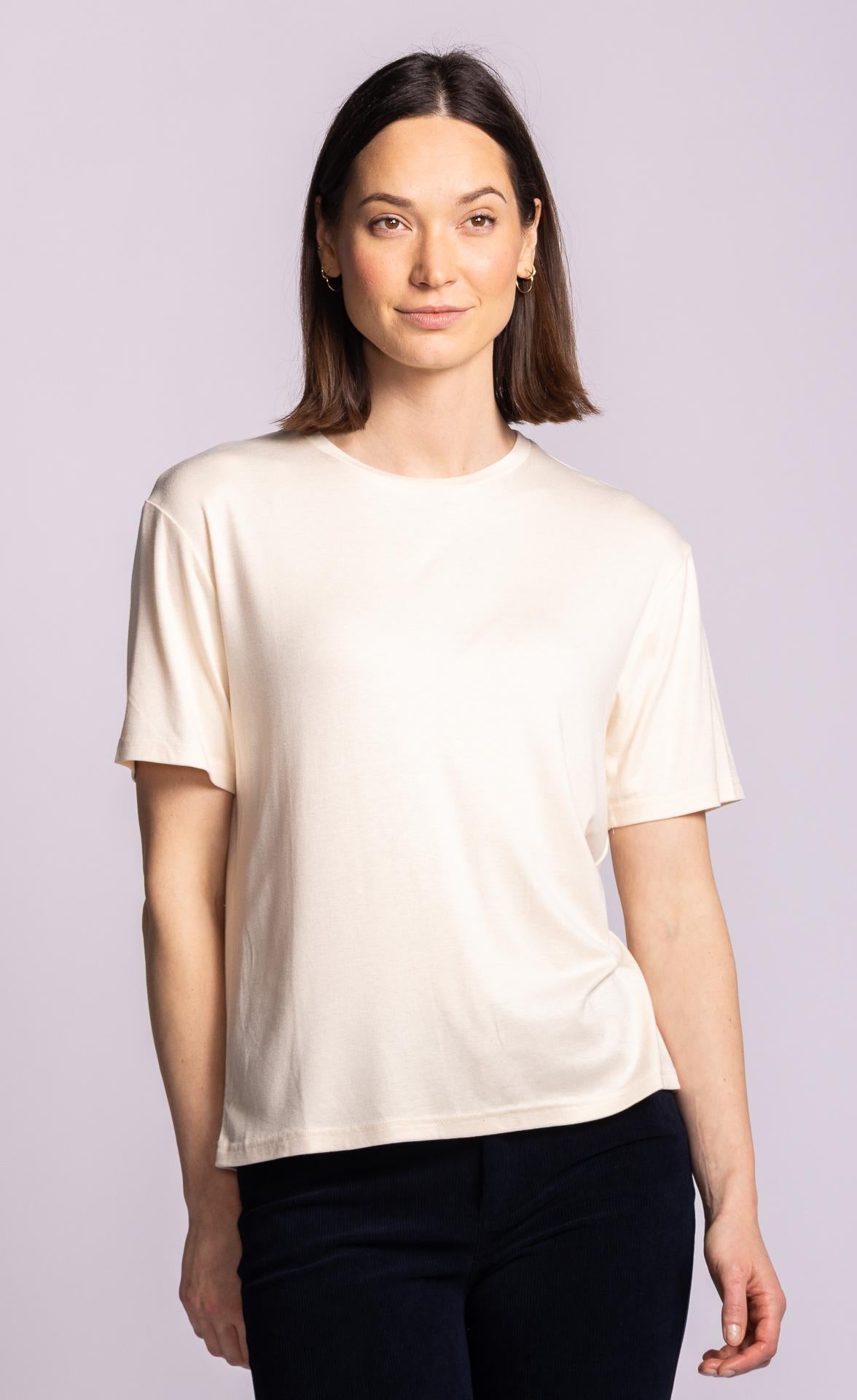 Camilla T-Shirt | TO-11212F26 | Beige