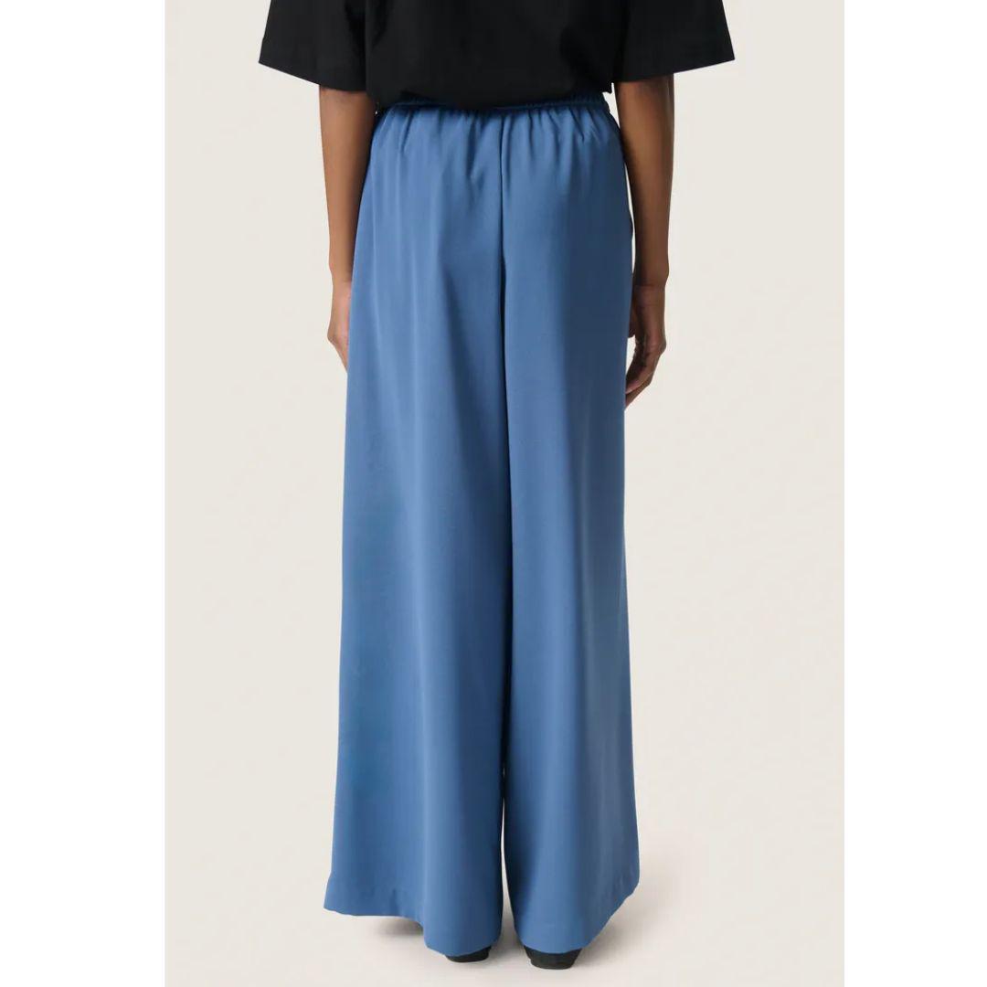 Shirley Wide Leg Pants | Bijou Blue