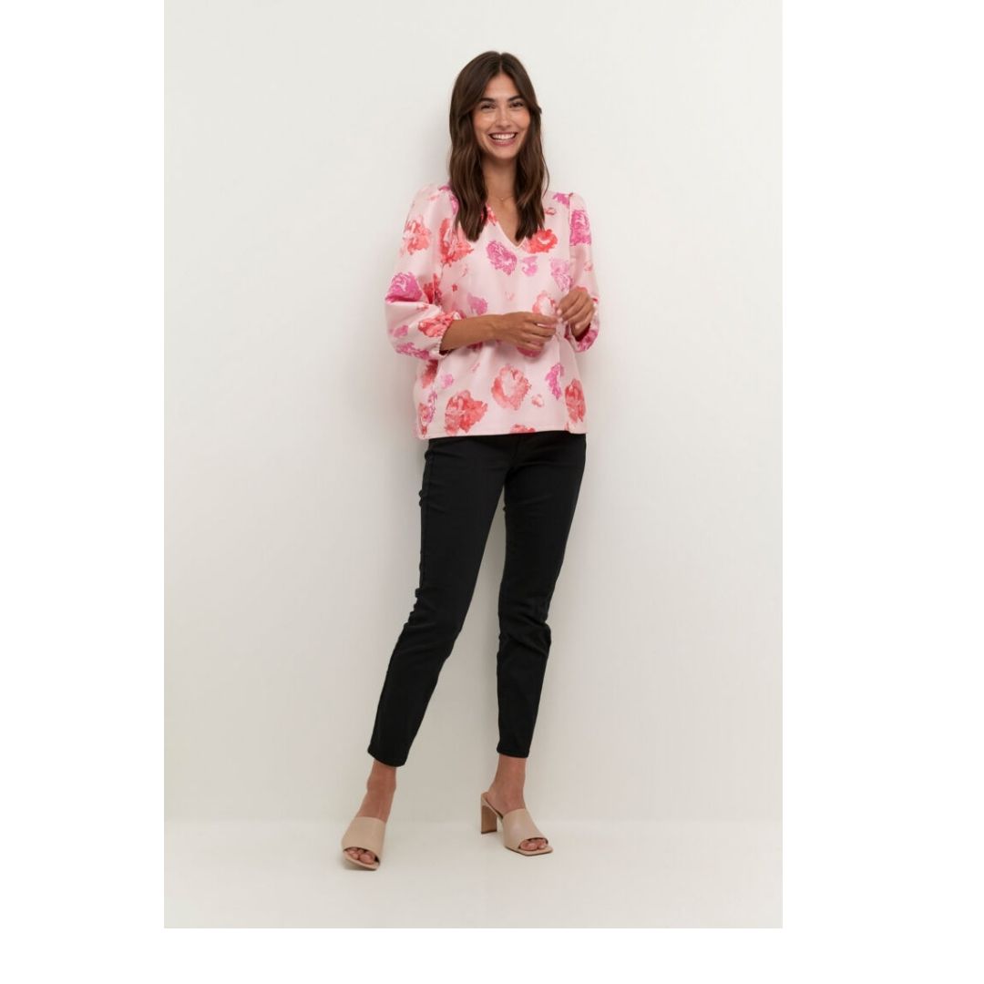 Vally Blouse - 50109497 - Fuchsia Pink