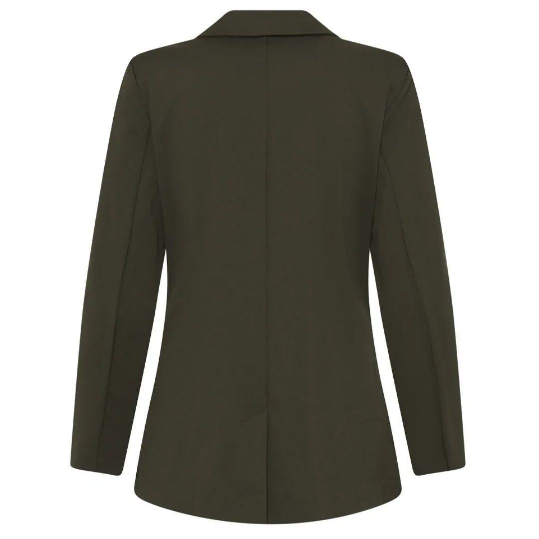 Kate Tailored Long Blazer | Rosin Green