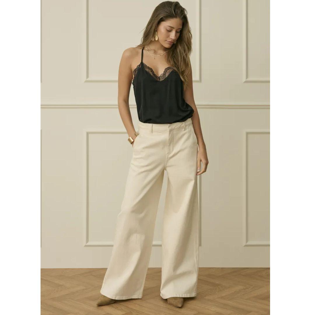 Visti Twill Jeans | Natural Sand