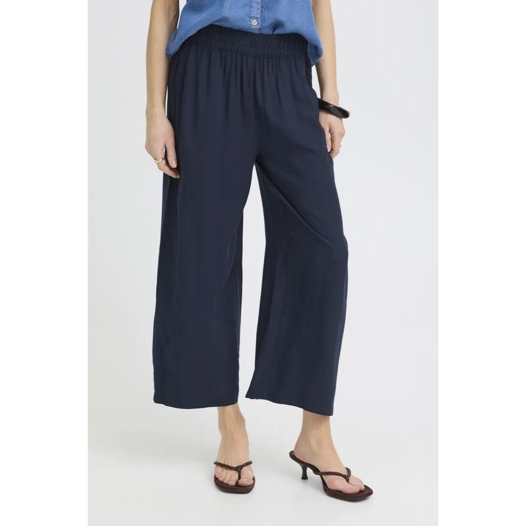 Joella Crop Pants | Medieval Blue