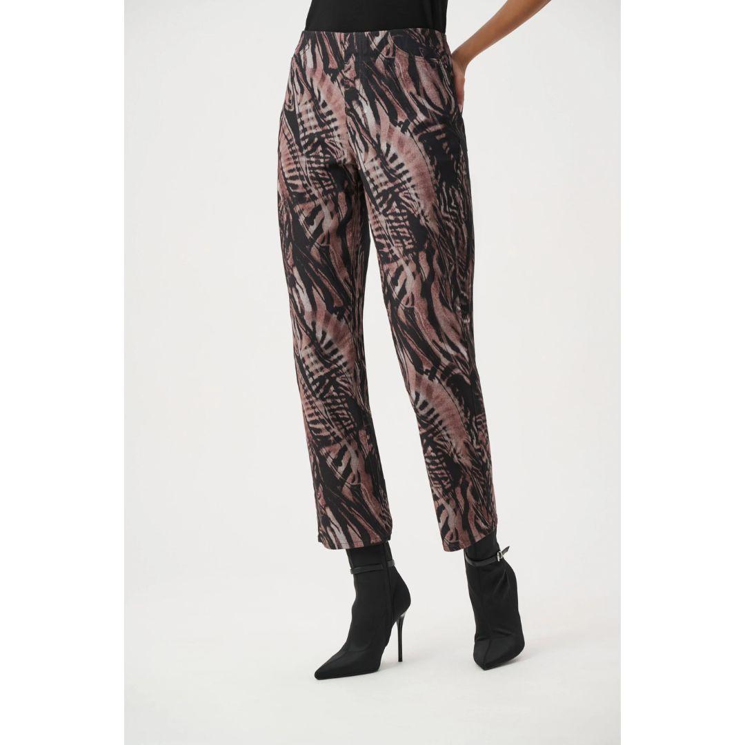 JOSEPH RIBKOFF Abstract Print Pull-On Jeans | 264914