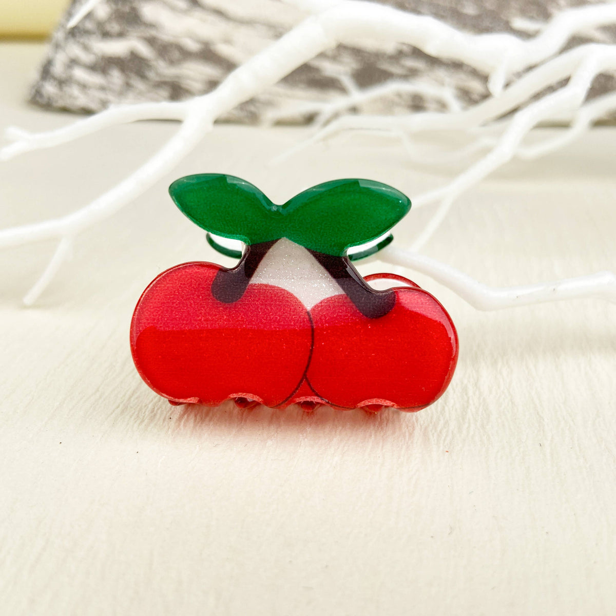 Fruit Rainbow Fun Hair Clip - Lemon