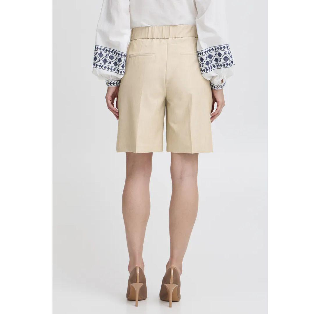 Danta Shorts - 20816453 - Humus Melange