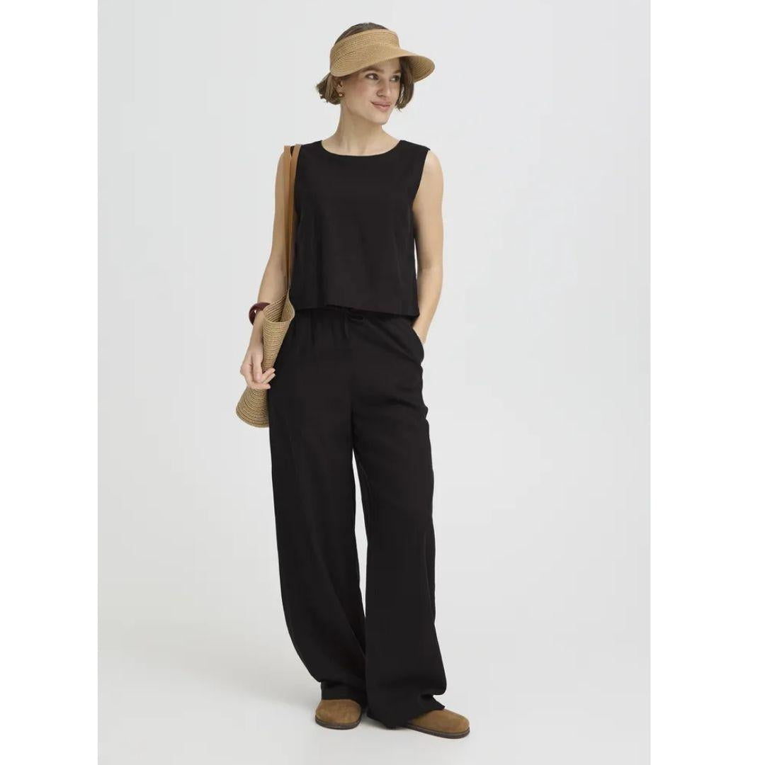 Falakka Round Neck Top - 20818826 - Meteorite