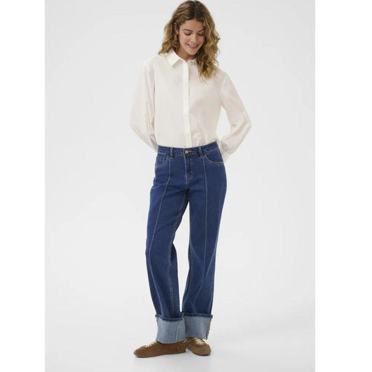 Ranja Cuff Jeans - 10614672 - Seattle Mid Wash