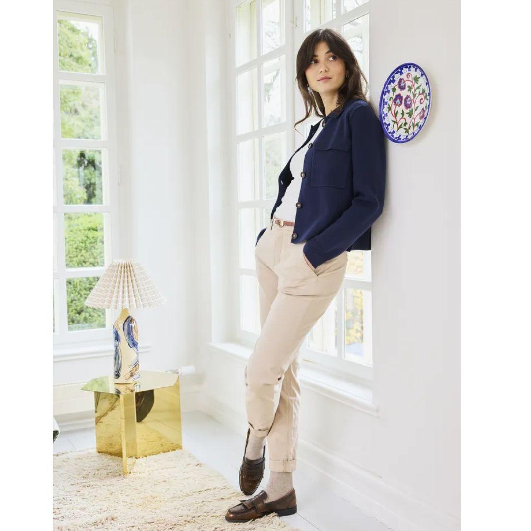 Catja Chino Straight Pants - Oxford Tan