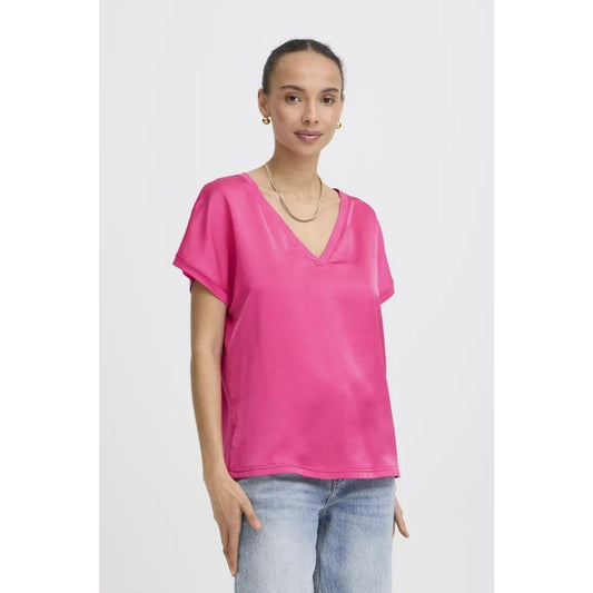 Selita T-Shirt - 20816672 - Raspberry Rose