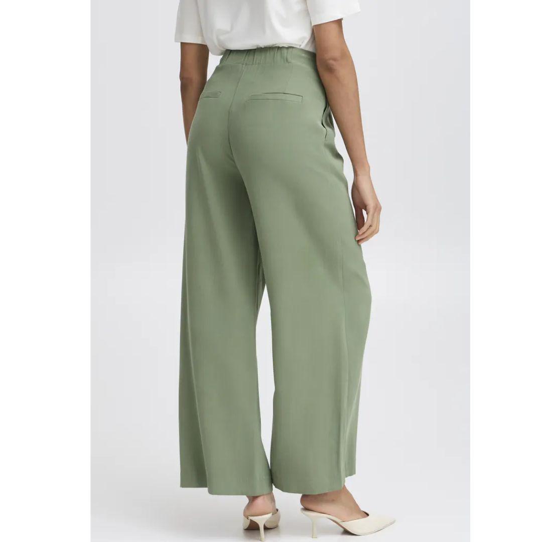 Dalano Wide Leg Trouser - 20816471 - Sea Spray