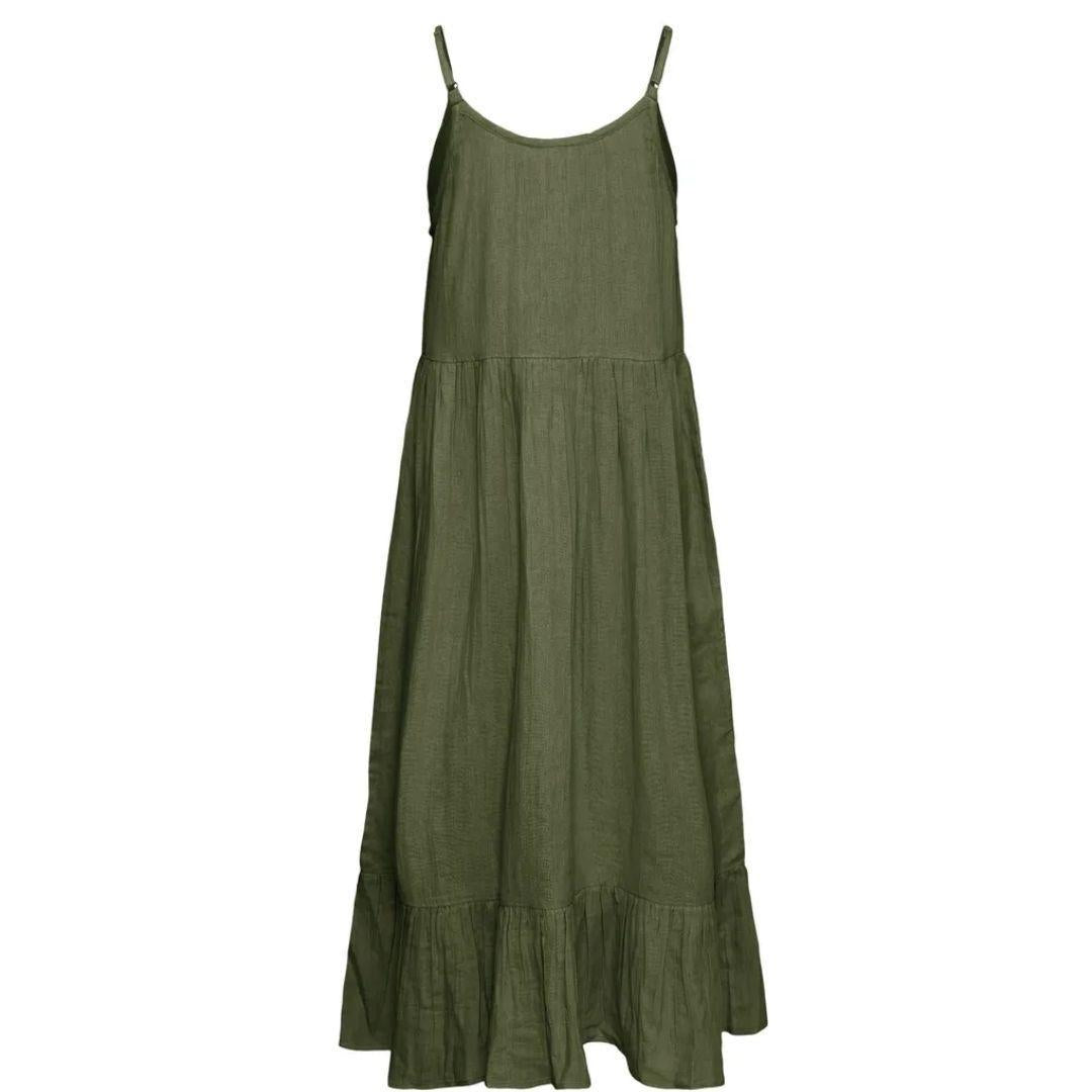 Foxa Midi Dress - 20125888 - Grape Leaf