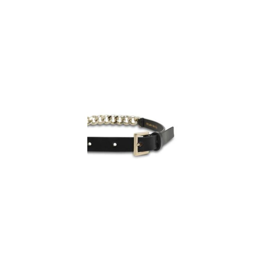 Georg Thin Leather Chain Belt