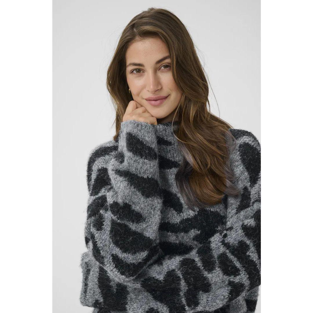 Elmas Pullover - 10614246 - Grey Melange