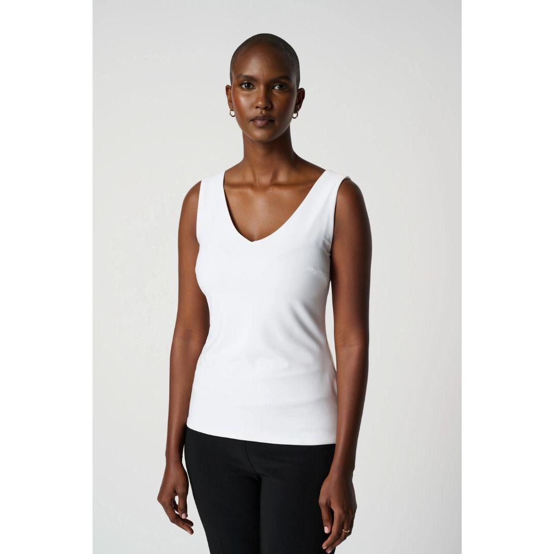 Classic V-Neck Cami - Vanilla