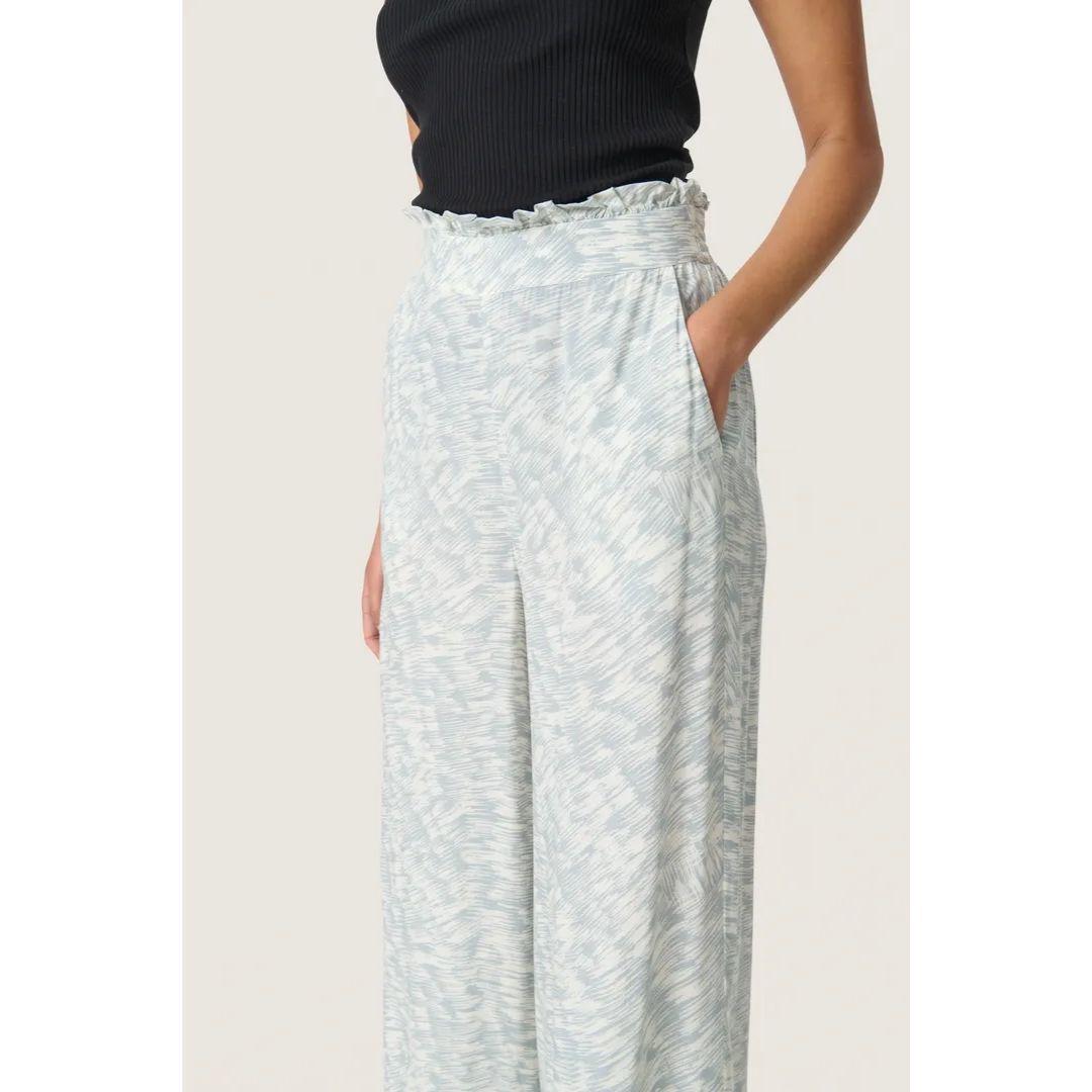 Arjana Zaya Pants - Silver Blue Stroke