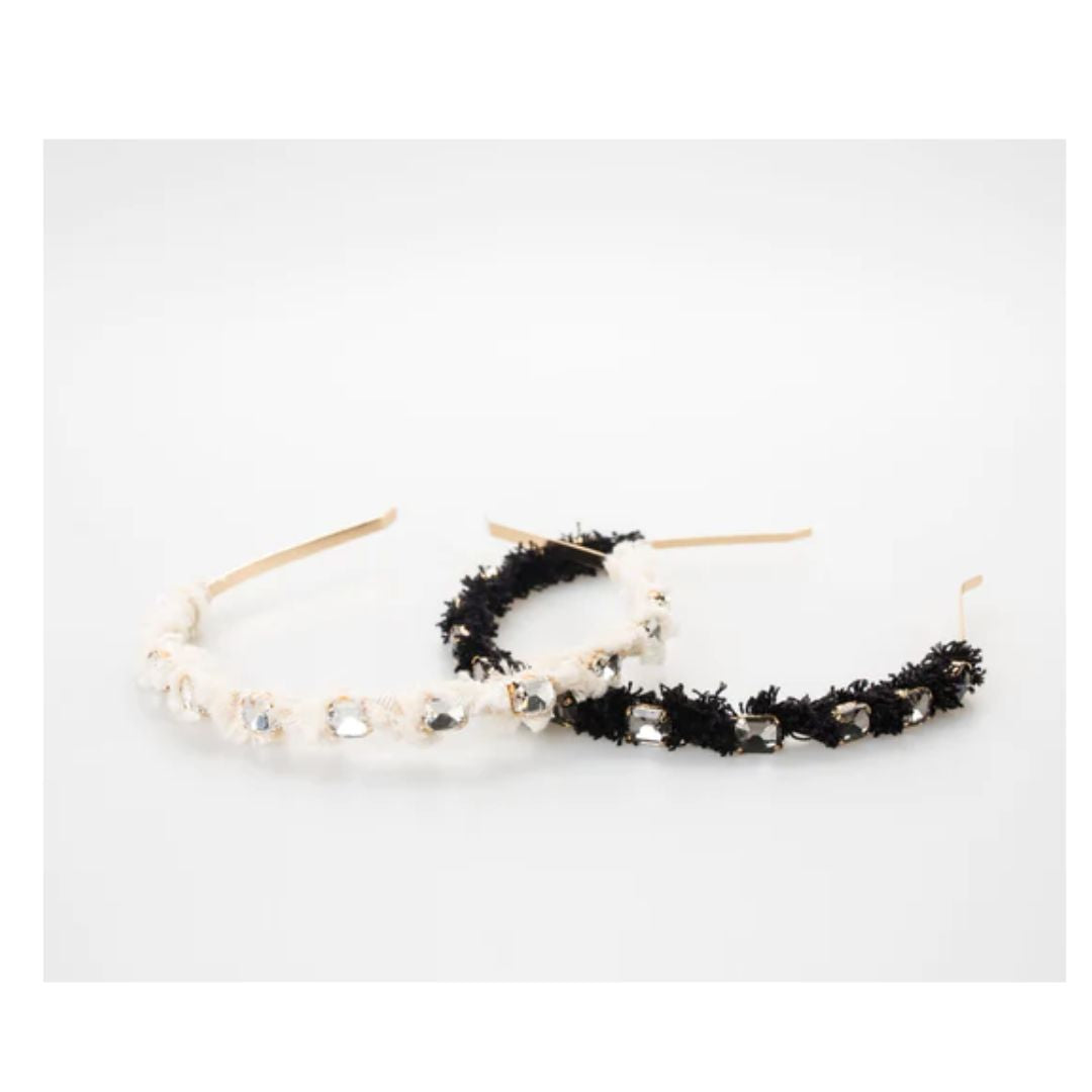 Phoebe Fluff Headband - Violet & Brooks