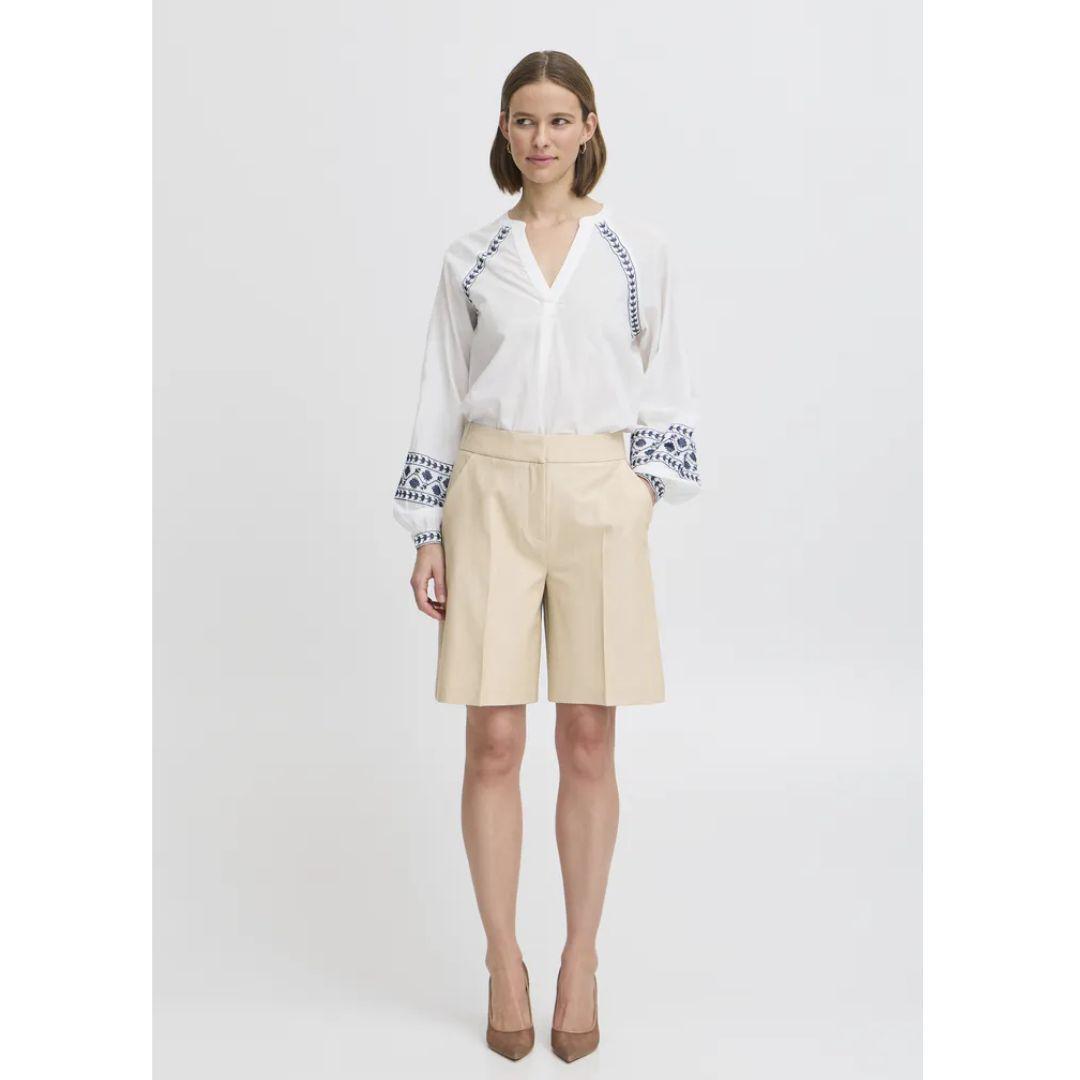 Danta Shorts - 20816453 - Humus Melange