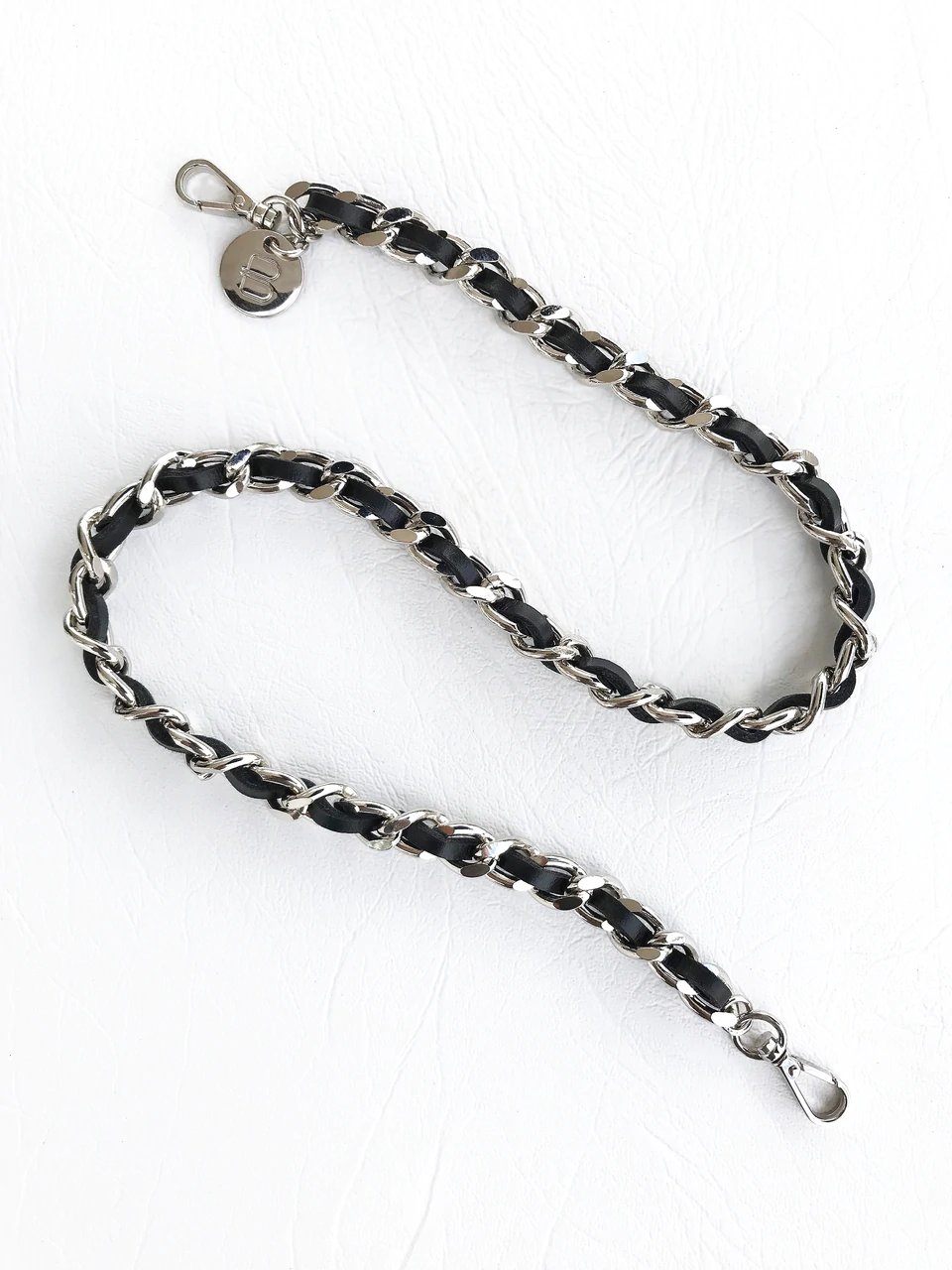 Hadi Face Mask Leather and Chain Lanyard